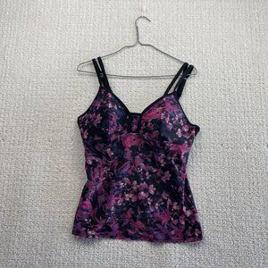 LOLE Swimsuit Top Tropical Floral AOP Women’s Size L Swimwear Resort Wear Summer